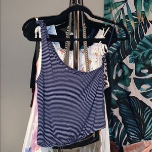 American Eagle One-Shoulder Crop Top